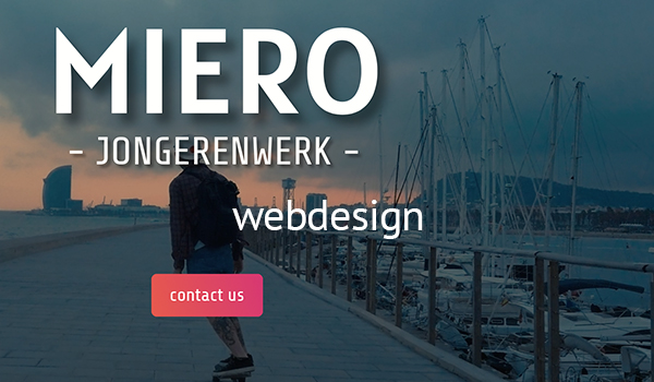 webdesign MIERO jongerenwerk