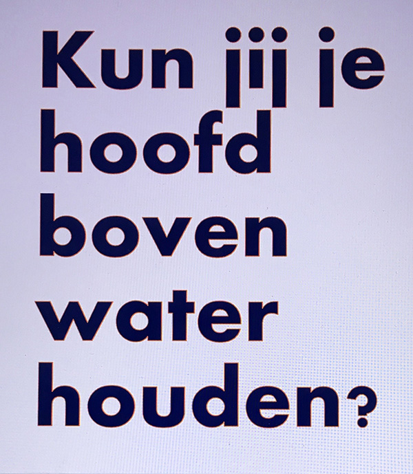 mag ik je water naar de zee dragen - douanehuisje